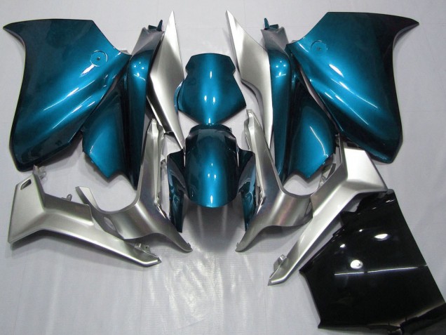 2010-2014 Honda VFR 1200 Motorcycle Fairings - Silver Light Blue Canada for Sale