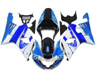 2000-2002 Suzuki GSXR 1000 Motorcycle Fairings - Blue White Black 05 Canada for Sale
