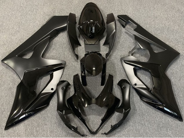 2005-2006 Suzuki GSXR 1000 Motorcycle Fairings - Glossy Black Matte Black Canada for Sale