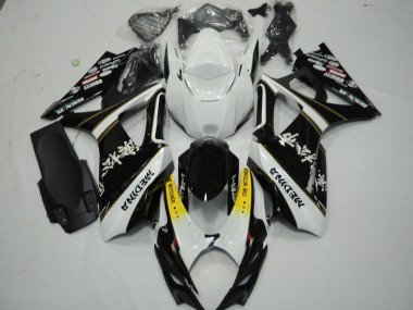 2007-2008 Suzuki GSXR 1000 Motorcycle Fairings - White Yellow Black The Witcher Canada for Sale