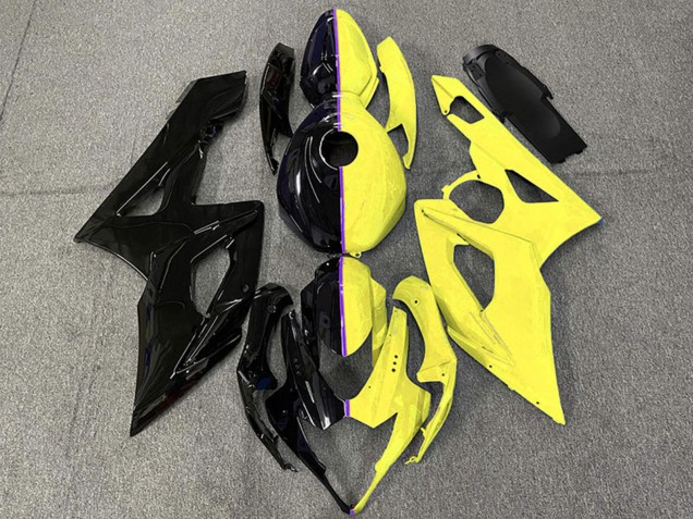 2005-2006 Suzuki GSXR 1000 Motorcycle Fairings - Glossy Black and Yellow Canada for Sale