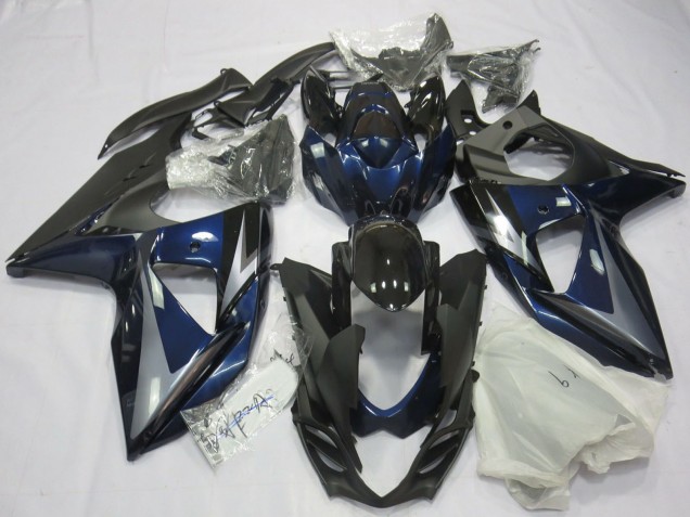 2009-2016 Suzuki GSXR 1000 Motorcycle Fairings - Blue Silver Black Canada for Sale