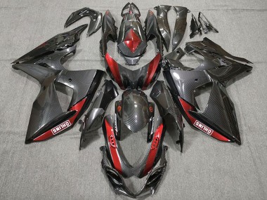 2009-2016 Suzuki GSXR 1000 Motorcycle Fairings - Carbon Fiber Red Canada for Sale