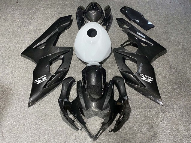2005-2006 Suzuki GSXR 1000 Motorcycle Fairings - Carbon Fiber Style Glossy White Canada for Sale