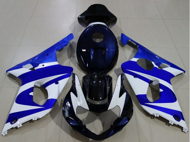 2000-2002 Suzuki GSXR 1000 Motorcycle Fairings - Blue White Black Canada for Sale