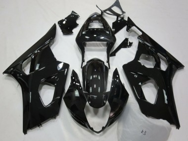 2003-2004 Suzuki GSXR 1000 Motorcycle Fairings - Glossy Black Canada for Sale