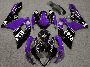 2005-2006 Suzuki GSXR 1000 Motorcycle Fairings - Purple Glossy Black White Canada for Sale