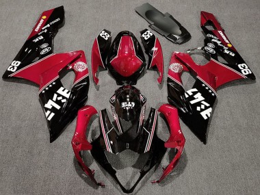 2005-2006 Suzuki GSXR 1000 Motorcycle Fairings - Red Glossy Black White Canada for Sale