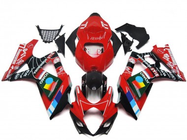 2007-2008 Suzuki GSXR 1000 Motorcycle Fairings - Red Black Blue White Yellow Canada for Sale