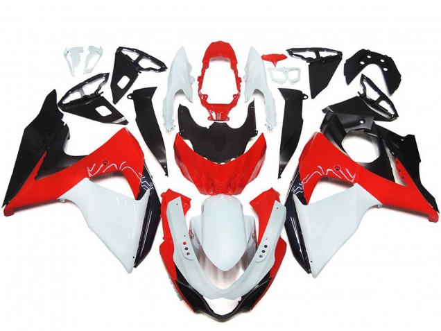 2009-2016 Suzuki GSXR 1000 Motorcycle Fairing Kits - White Red Black Canada for Sale