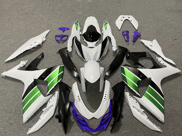 2009-2016 Suzuki GSXR 1000 Motorcycle Fairings - White Blue Green Black Canada for Sale