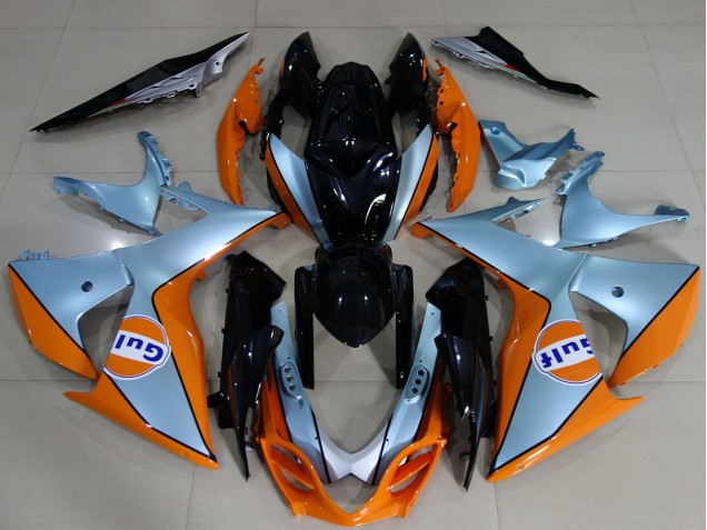 2009-2016 Suzuki GSXR 1000 Motorcycle Fairings - Light Blue Orange Black Gulf Canada for Sale