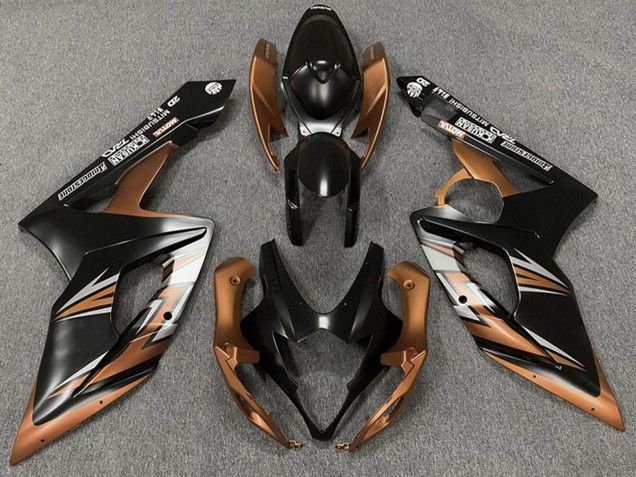 2005-2006 Suzuki GSXR 1000 Motorcycle Fairings - Matte Black Bronze Canada for Sale