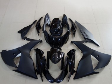 2009-2016 Suzuki GSXR 1000 Motorcycle Fairings - Matte Black Glossy Black Canada for Sale
