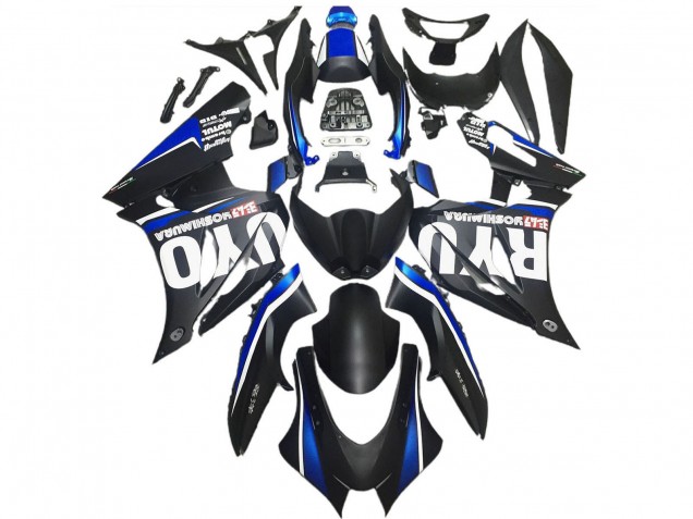 2017-2024 Suzuki GSXR 1000 Motorcycle Fairings - Matte Black Blue Canada for Sale