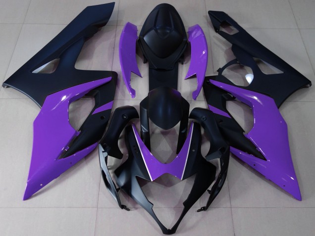 2005-2006 Suzuki GSXR 1000 Motorcycle Fairings - Matte Black Purple Canada for Sale