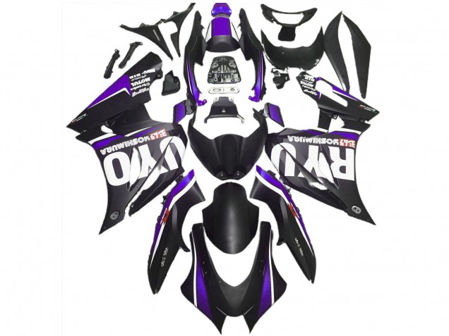 2017-2024 Suzuki GSXR 1000 Motorcycle Fairings - Matte Black Purple Canada for Sale