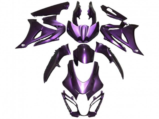2017-2024 Suzuki GSXR 1000 Motorcycle Fairings - Matte Purple Canada for Sale