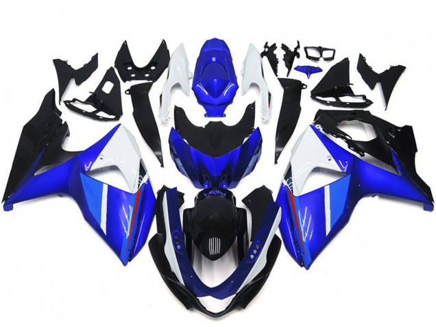2009-2016 Suzuki GSXR 1000 Motorcycle Fairings - White Blue Black Canada for Sale