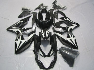 2009-2016 Suzuki GSXR 1000 Motorcycle Fairings - Black White Canada for Sale