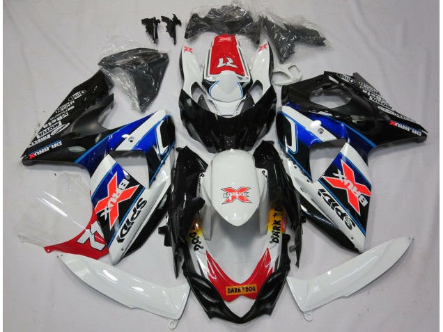 2009-2016 Suzuki GSXR 1000 Motorcycle Fairings - White Blue Red Black X Canada for Sale
