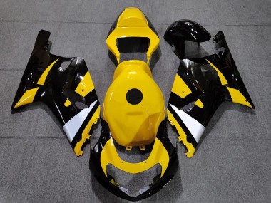 2001-2003 Suzuki GSXR 600 / GSXR 750 Motorcycle Fairings - Yellow White Glossy Black Canada for Sale