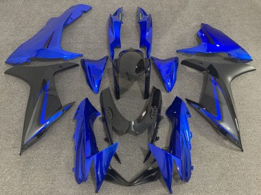 2011-2024 Suzuki GSXR 600 / GSXR 750 Motorcycle Fairings - Blue Black Grey Canada for Sale
