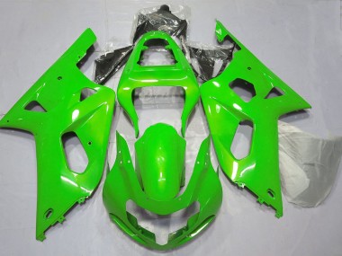 2001-2003 Suzuki GSXR 600 / GSXR 750 Motorcycle Fairings - Green Canada for Sale