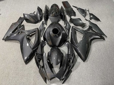 2006-2007 Suzuki GSXR 600 / GSXR 750 Motorcycle Fairings - Black Carbon Fiber Style Canada for Sale