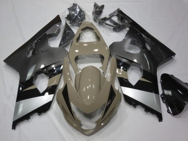 2004-2005 Suzuki GSXR 600 / GSXR 750 Motorcycle Fairings - Desert Tan Silver Black Canada for Sale