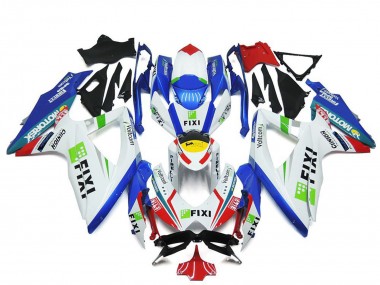 2008-2010 Suzuki GSXR 600 / GSXR 750 Motorcycle Fairings - White Blue Green Yellow Red Fixi Canada for Sale