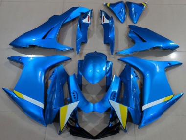 2011-2024 Suzuki GSXR 600 / GSXR 750 Motorcycle Fairing - Blue White Yellow Canada for Sale