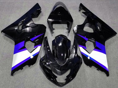 2004-2005 Suzuki GSXR 600 / GSXR 750 Motorcycle Fairings - Glossy Black Blue White Canada for Sale