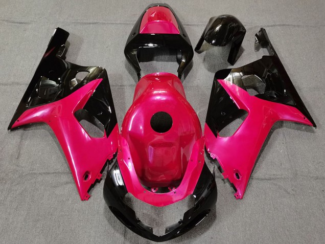 2001-2003 Suzuki GSXR 600 / GSXR 750 Motorcycle Fairings - Pink Glossy Black Canada for Sale