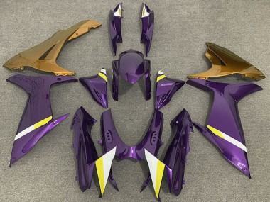2011-2024 Suzuki GSXR 600 / GSXR 750 Motorcycle Fairings - Purple Gold White Yellow Canada for Sale