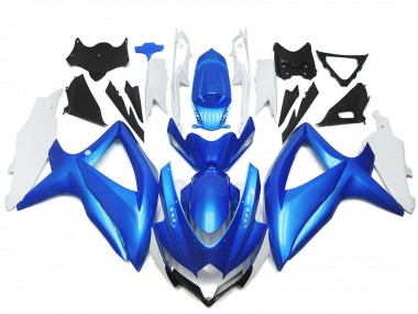 2008-2010 Suzuki GSXR 600 / GSXR 750 Motorcycle Fairings - White Light Blue Canada for Sale