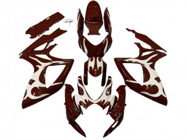 2006-2007 Suzuki GSXR 600 / GSXR 750 Motorcycle Fairings - Maroon Red White Canada for Sale