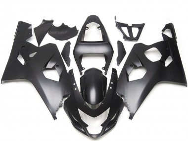 2004-2005 Suzuki GSXR 600 / GSXR 750 Motorcycle Fairings - Matte Black Style Canada for Sale