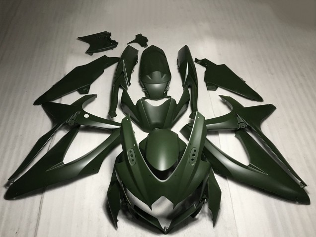 2008-2010 Suzuki GSXR 600 / GSXR 750 Motorcycle Fairings - Matte Green Canada for Sale
