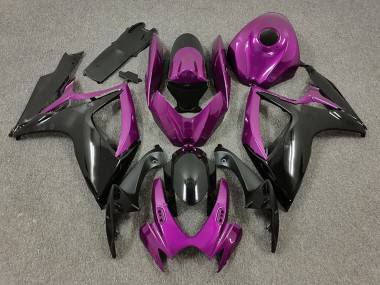 2006-2007 Suzuki GSXR 600 / GSXR 750 Motorcycle Fairings - Purple Black Canada for Sale