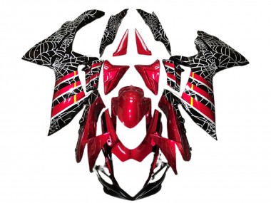2011-2024 Suzuki GSXR 600 / GSXR 750 Motorcycle Fairings - Red Black Spider Canada for Sale