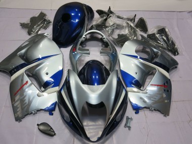 1996-2007 Suzuki GSXR 1300 Motorcycle Fairing - Silver Blue Canada for Sale