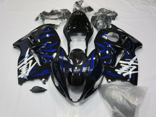 1996-2007 Suzuki GSXR 1300 Motorcycle Fairings - Blue Swirl Canada for Sale