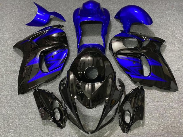 2008-2020 Suzuki GSXR 1300 Motorcycle Fairings - Glossy Black and Deep Blue Canada for Sale