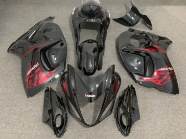 2008-2020 Suzuki GSXR 1300 Motorcycle Fairings - Glossy Black Red Canada for Sale