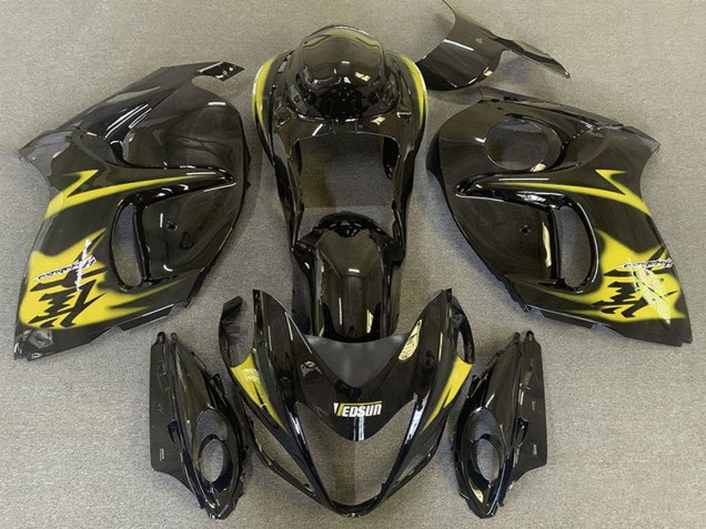 2008-2020 Suzuki GSXR 1300 Motorcycle Fairings - Glossy Black Yellow Canada for Sale
