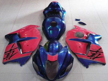 1996-2007 Suzuki GSXR 1300 Motorcycle Fairings - Glossy Blue and Red Canada for Sale