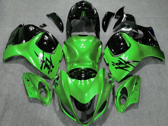 2008-2020 Suzuki GSXR 1300 Motorcycle Fairings - Glossy Green and Black Canada for Sale