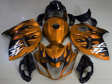 2008-2020 Suzuki GSXR 1300 Motorcycle Fairings - Glossy Orange Black Canada for Sale