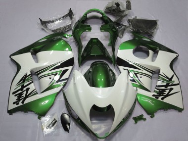 1996-2007 Suzuki GSXR 1300 Motorcycle Fairings - Glossy White Green Canada for Sale